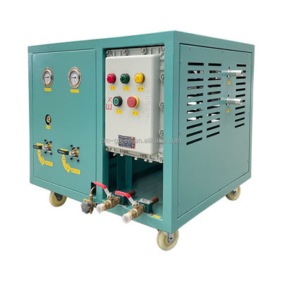 R1233ZD Water Cooling Low Pressure Refrigerant Recovery Machine For Chiller Service