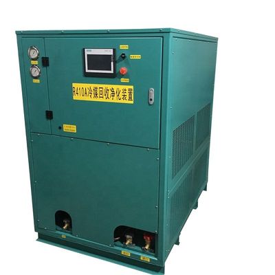 Air Conditioner Refrigerant Recovery Reclaim System 4HP Ac Gas Recovery Charging Reclaiming Machine