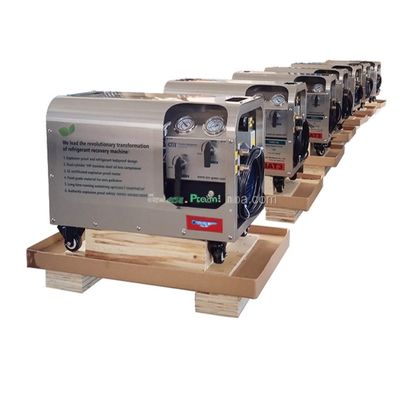 Explosion Proof Refrigerant Recovery Charging Machine Filling Equipment Ac Charging Station R32 R600 Hydrocarbon Recovery Pump