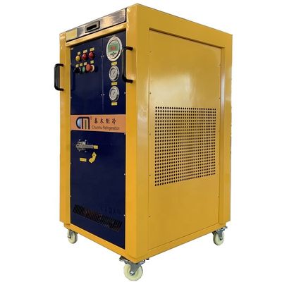 R290 R600a Hydrocarbon Refrigerant Recovery System Ac Recharge Charging Machine 4HP ATEX Recovery Machine
