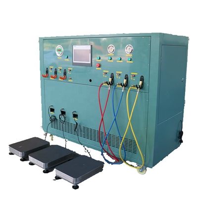 R134a R404a Refrigerant Filling Recovery System Air Conditioning Ac Recovery Gas Charging Machine
