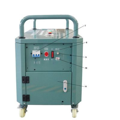 CFC HCFC R134a Freon Recovery Machine Air Conditioning 2HP Oil Less A/C Gas Recovery Charging Machine