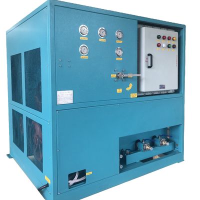 R134a R32 explosion proof refrigerant recovery pump 25HP ISO tank recovery unit oil less recovery machine