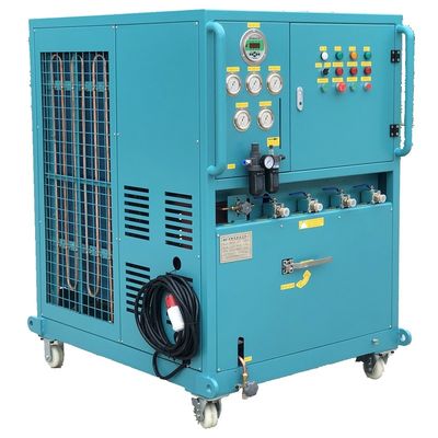 R134a R410a refrigerant recovery unit air conditioning a/c recovery machine gas charging station
