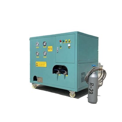 high pressure refrigerant recovery unit R23 SF6 gas recovery recharge machine for chiller repair and maintenance