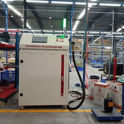CM8600 Refrigerant Recharge Machine Ac Gas Charging Machine Automatic Freon Charging Station R134a Freon Charging Equipment Water Dispenser Refrigerant Charging Machine