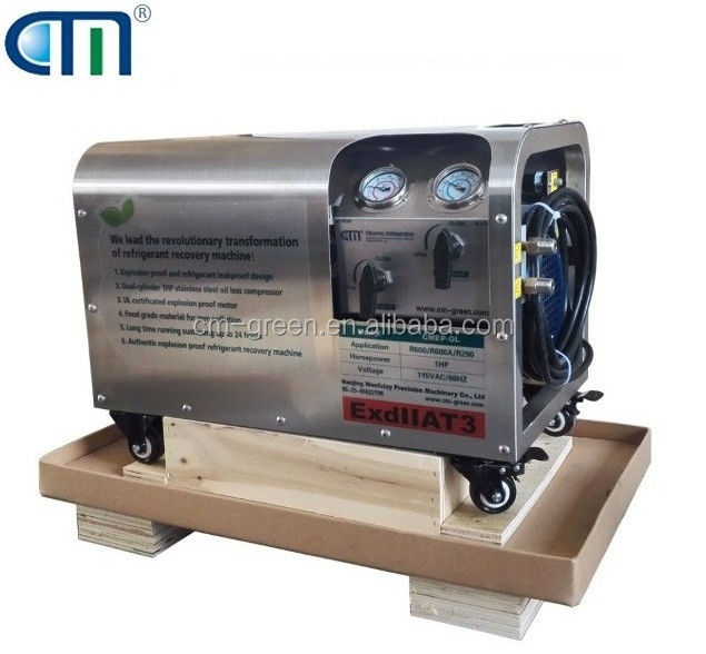 R290/R32/R600 Explosion Proof Air Conditioning Gas Refrigerant Recovery/Recharge Machine Freon R1234yf Of Refrigerant Ga