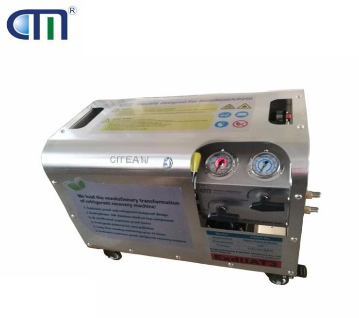 R290/R32/R600 Explosion Proof Air Conditioning Gas Refrigerant Recovery/Recharge Machine Freon R1234yf Of Refrigerant Ga