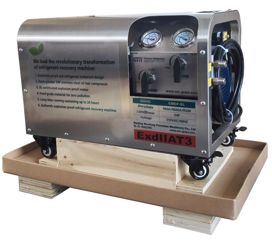 Cmep-Ol Explosion Proof Recovery Pump R600 Refrigerant Recovery Machine