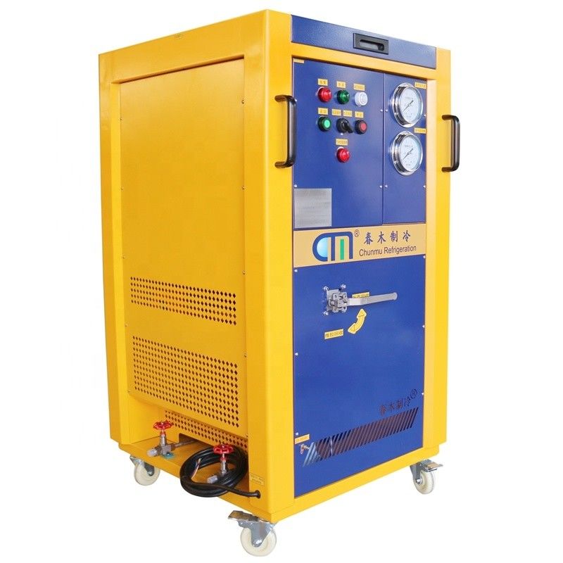 Eco Friendly Refrigerant Recovery Machine With 4HP Oil Free Compressor