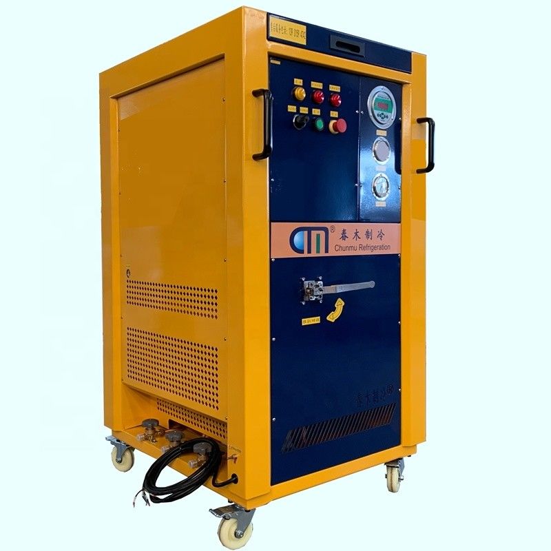 Eco Friendly Refrigerant Recovery Machine With 4HP Oil Free Compressor