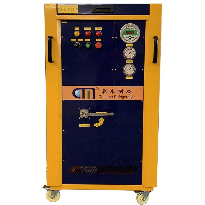 Gas R290 Refrigerant Recovery Machine R1234ze Oil Free Commercial