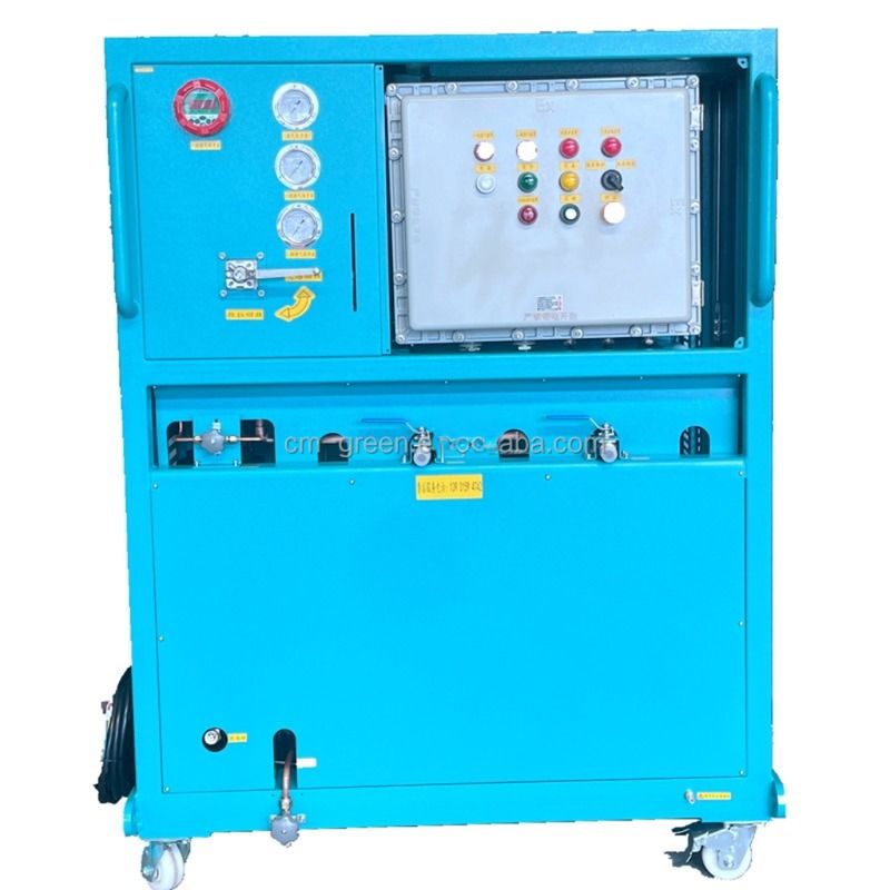 50-60HZ R410A Refrigerant Gas Recovery Unit For Manufacturing Plant With CE Certification