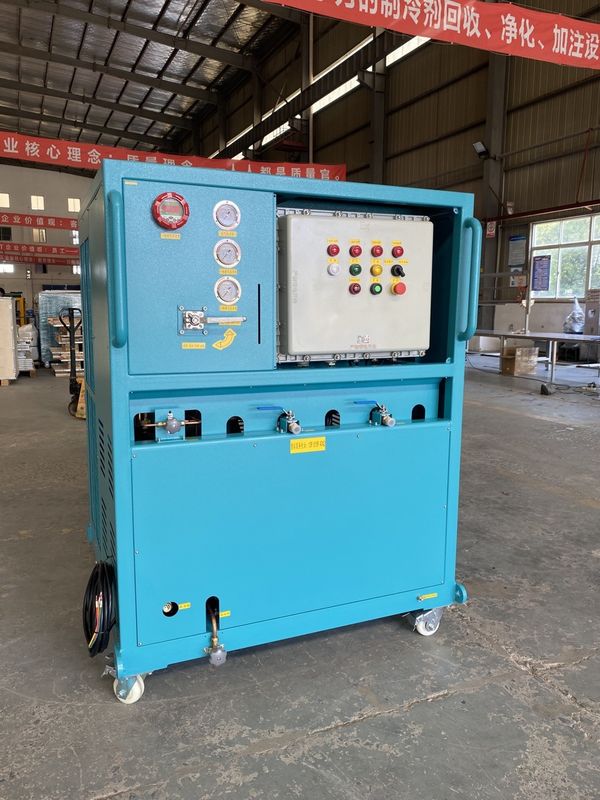 50-60HZ R410A Refrigerant Gas Recovery Unit For Manufacturing Plant With CE Certification