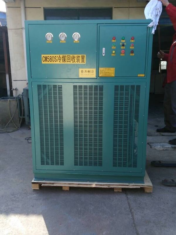 25HP refrigerant recovery machine CM580 Series for recycling waste gas disassembly line freon recovery machine