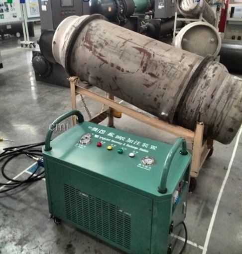 2HP Oil Less Fast Speed Vapor Recovery Unit  Freon Gas Recycling Equipment Refrigerant Recovery Machine