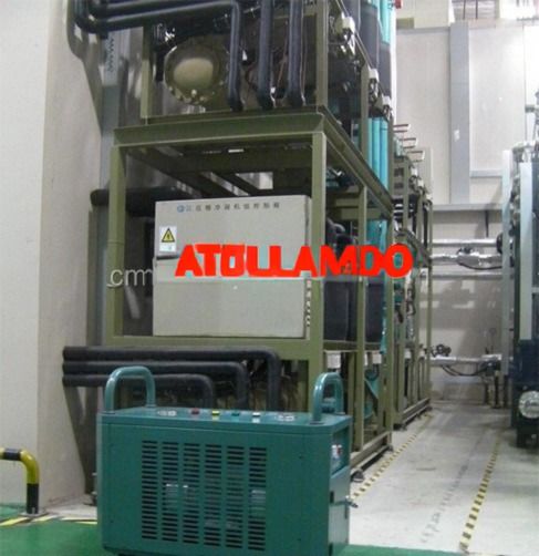2HP Oil Less Fast Speed Vapor Recovery Unit  Freon Gas Recycling Equipment Refrigerant Recovery Machine