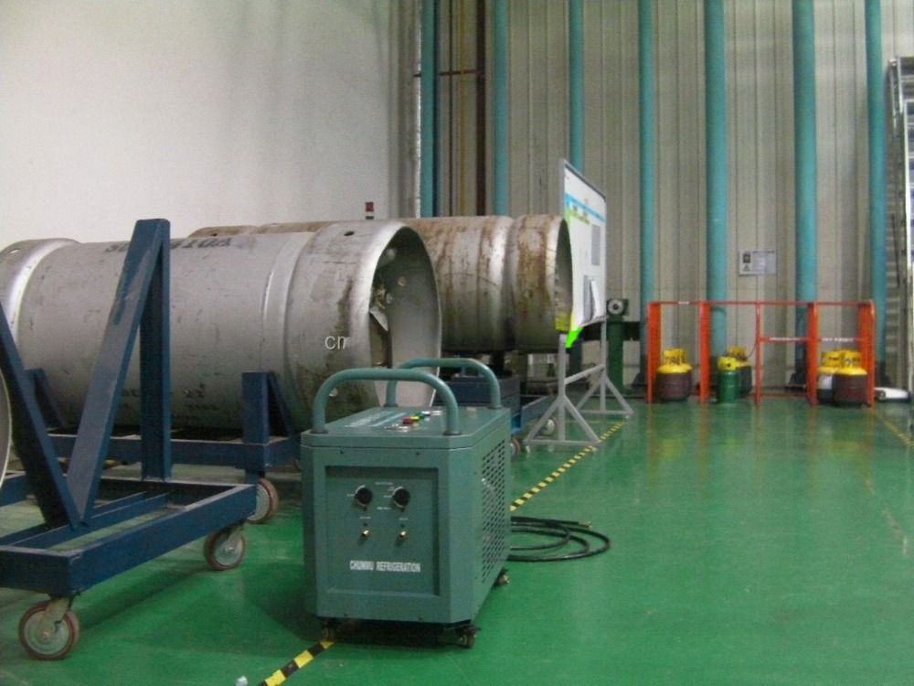 2HP R134A Industrial Refrigerant Recovery Machine For Screw Units