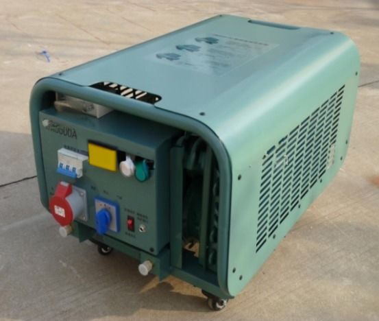 Fully Automatic Large Portable Refrigerant Recovery Unit CM8000 2HP 4 Tank Oil Free Compressor Reclaim Machine