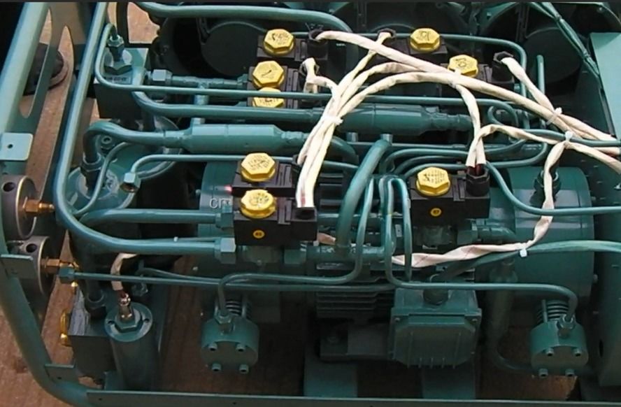 Fully Automatic Large Portable Refrigerant Recovery Unit CM8000 2HP 4 Tank Oil Free Compressor Reclaim Machine