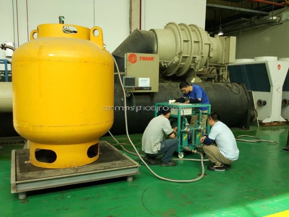 R123 R245FA Refrigerant Recovery Recycling Machine Ac Gas Charging Machine Low Pressure Recovery Unit