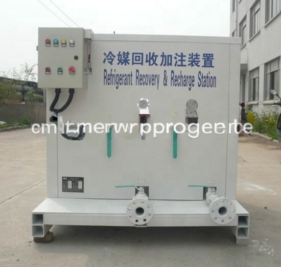 CFC HFC Collector Freon A/C Air Condition Refrigerant Recovery Recharge Machine R22 R134a Refrigerant Recovery Unit 5HP Recovery Pump