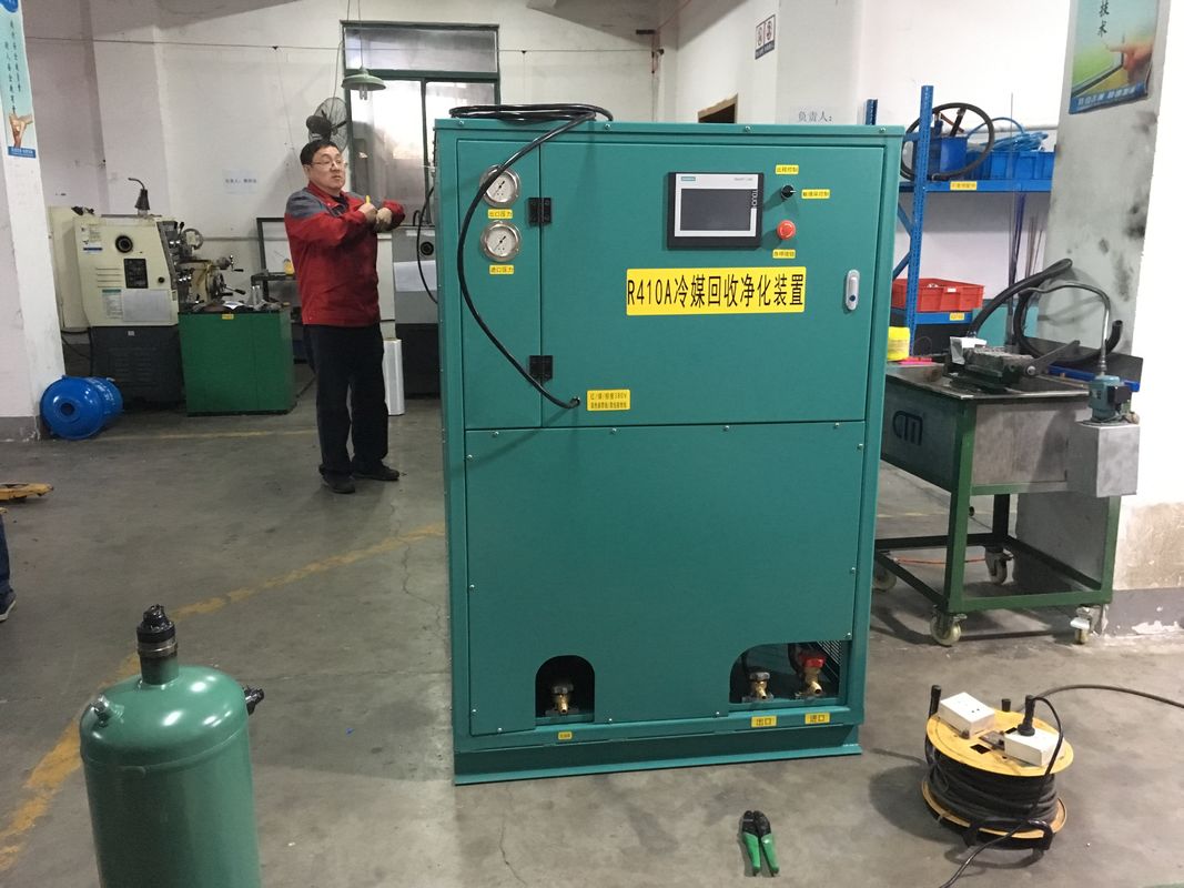 R134a Gas Recycling Machine Gas Refrigerant Reclaiming Refrigerant Reclaim System