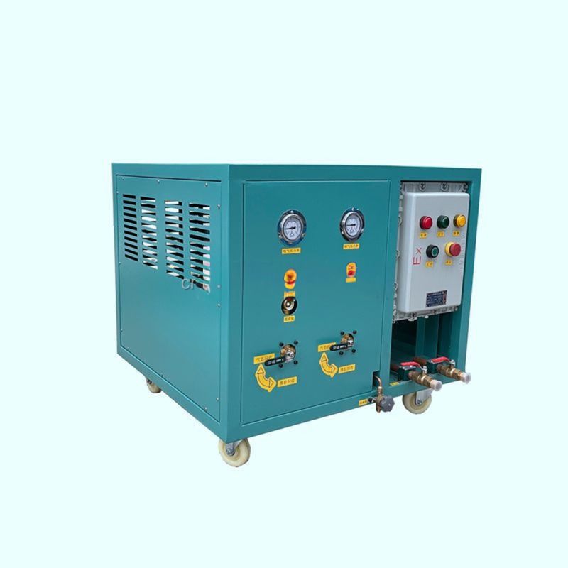4hp Low Pressure Refrigerant Recovery Machine R123 Charging Filling Machine For Low Pressure Chiller R245fa R141b