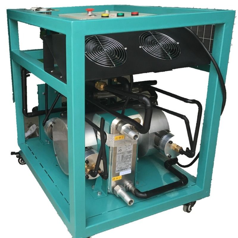 Low Pressure Refrigerant Recovery Pump Oil Less Charging Equipment 2HP R1213 R245fa Recovery Charging Machine
