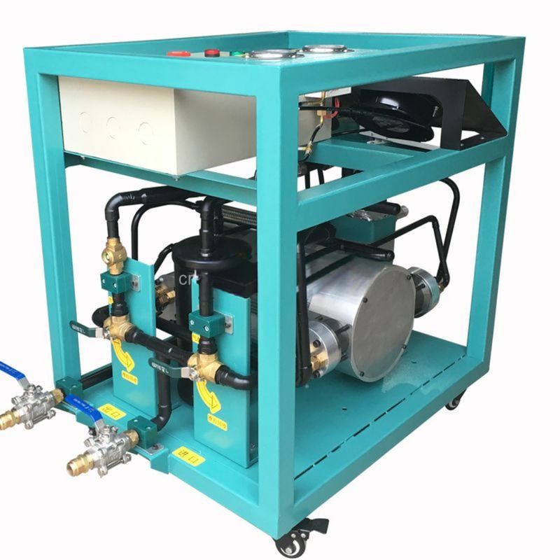 Low Pressure Refrigerant Recovery Unit R123 R245fa Chiller Refrigerant Recovery Charging Machine