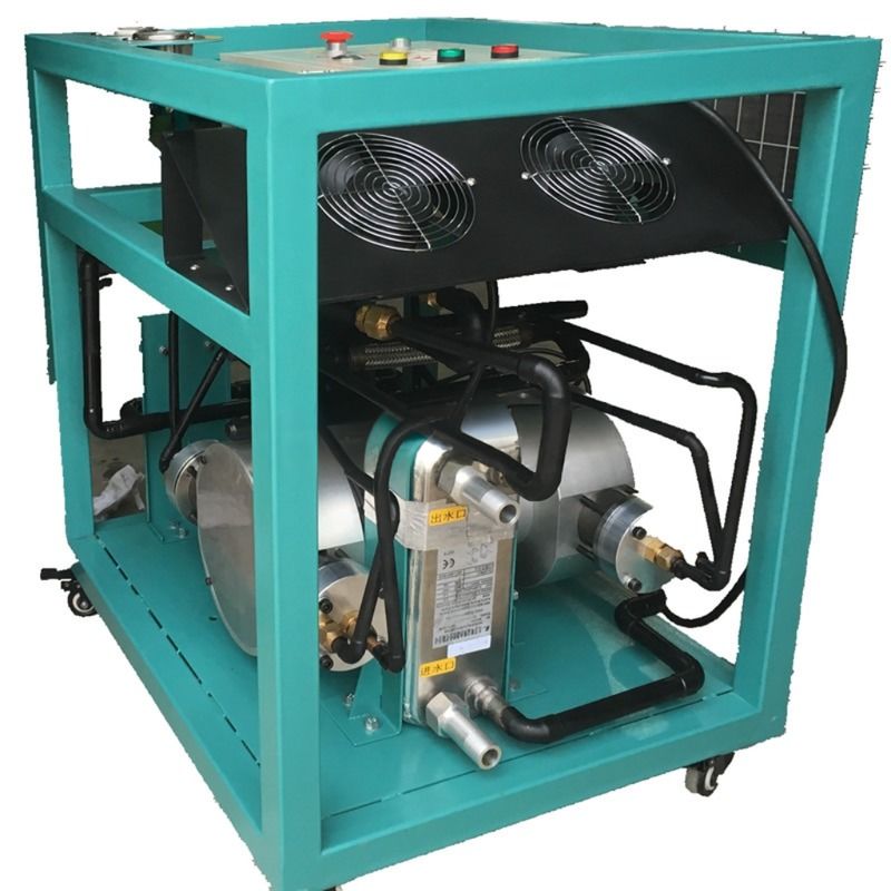 4HP Oil Less Large Gas Displacement R514A HFO Refrigerant Recovery Machine Low Pressure Recovery Charging Equipment