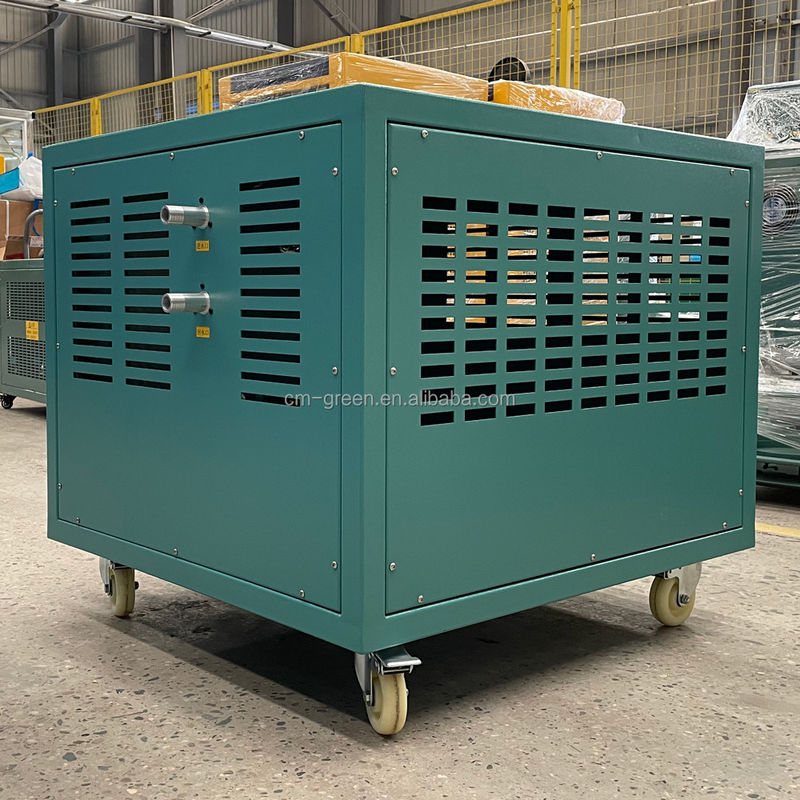 R123 R245fa Oil Less 2HP Refrigerant Recovery Charging Machine Low Pressure Refrigerant Chiller Recovery Machine