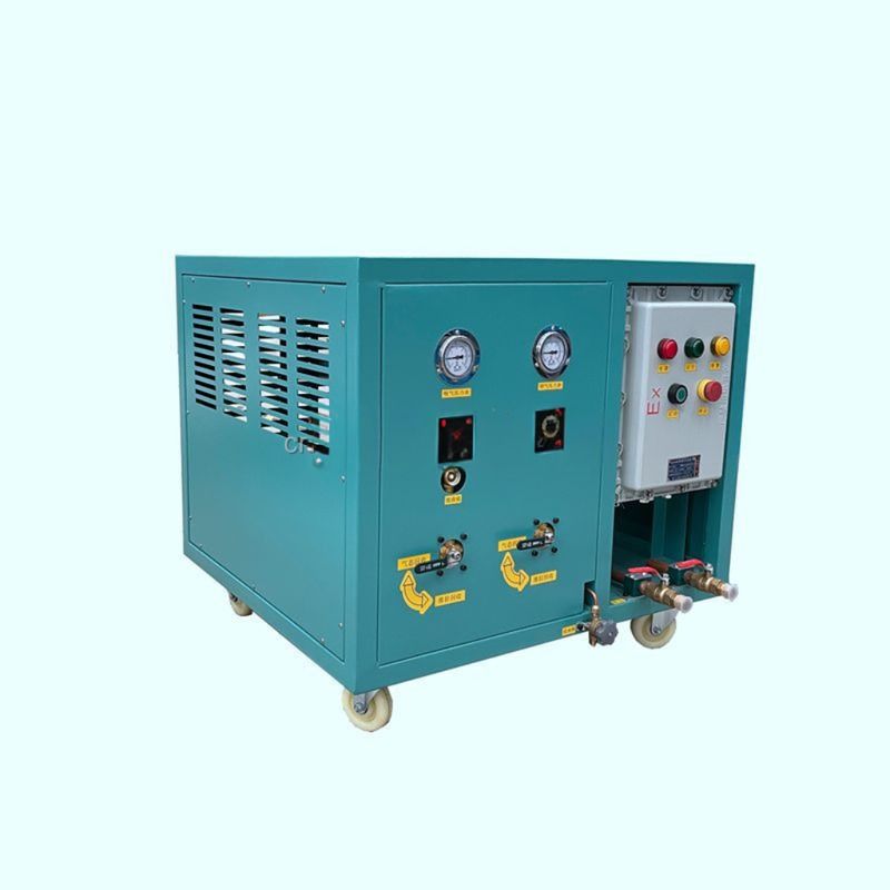 R1233zd R245fa Full Oil Less Refrigerant Recovery Unit Low Pressure Recovery Machine R123 Charging Station