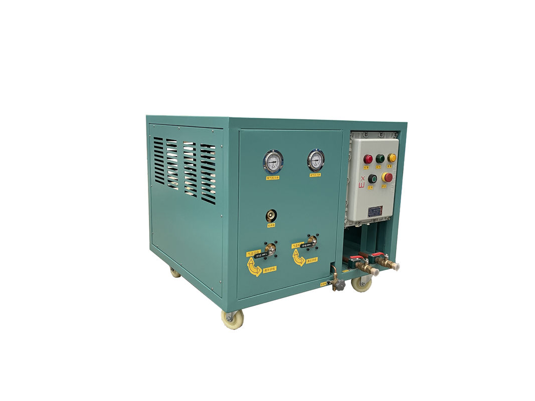 6HP 50HZ Oil Less AC Gas Recharge Unit Freon Reclaim Machine