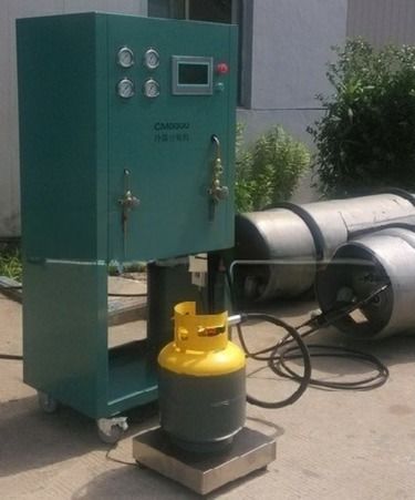 Automatic Refrigerant Filling Machine Oil Less Booster Pump Split Charging System Refrigerant Sub-Packaging Machine
