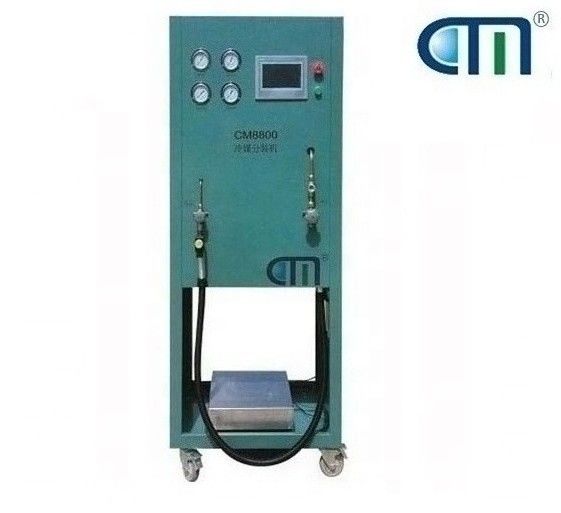 R134a Refrigerant Filling System Air Conditioning Freon Recovery Charging Machine Split Charging Equipment