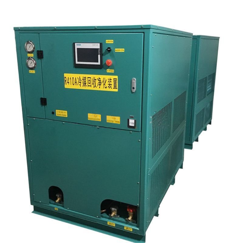 R22/R134A/R410A Oil Less Refrigerant Recovery Purge Machine 25HP Reclaiming Recycling Refrigeration Purge System