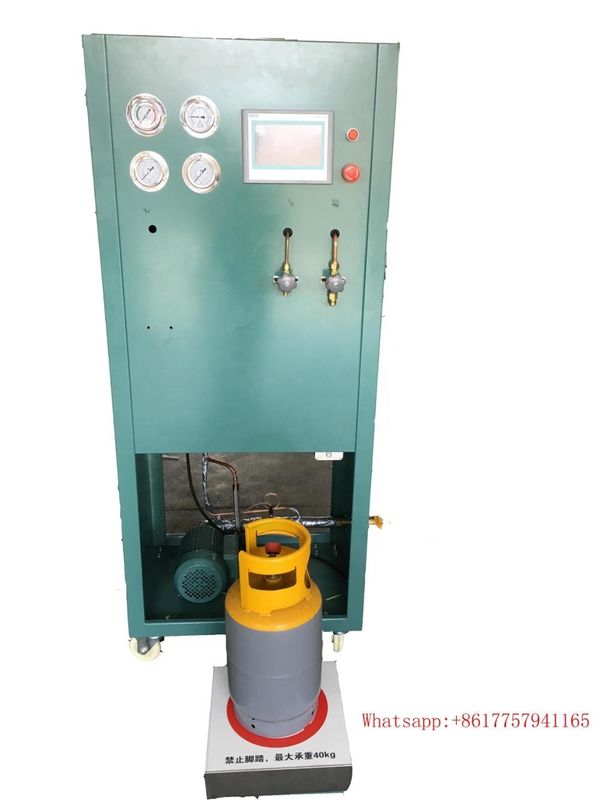 R404a Refrigerant Filling System Oil Less Ac Gas Recovery Recycling Split Charging Machine