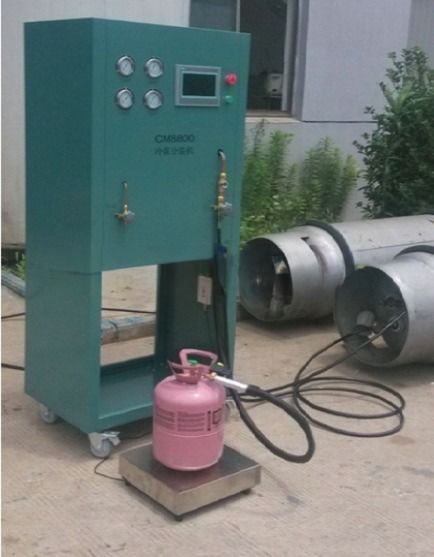 1-Stage R410a Refrigerant Recovery Filling Split Charging Machine R134a R22 Freon Recovery Recharge Machine