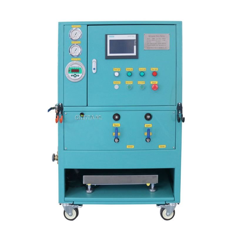 360mm Width R410A Refrigerant Gas Recovery Unit Auto Ac Recovery System