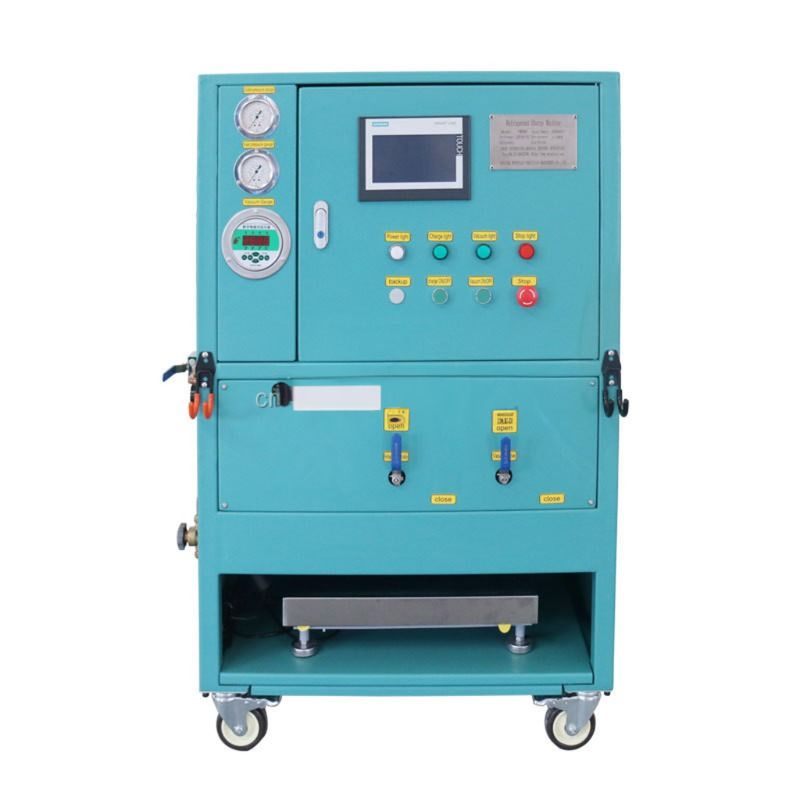 R410A 700mm Length Fastest Refrigerant Recovery Machine Ac Reclaiming Machine