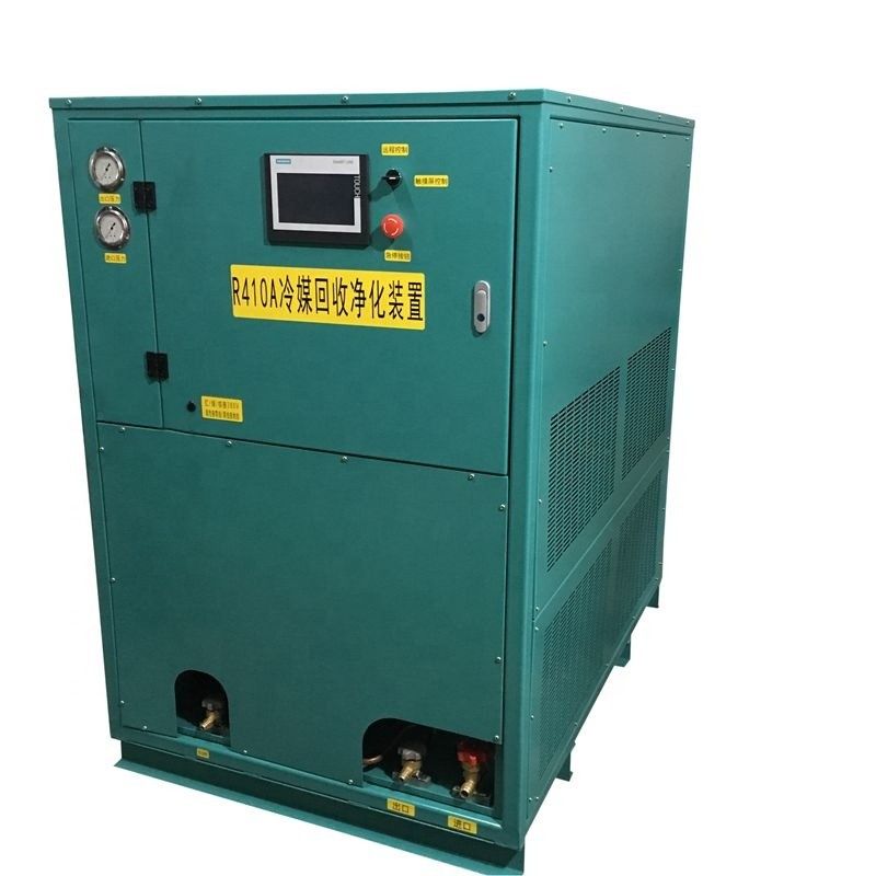 Air Conditioning Line Refrigerant Recovery Unit A/C Reclaim System R134a R22 Gas Recovery Charging Machine