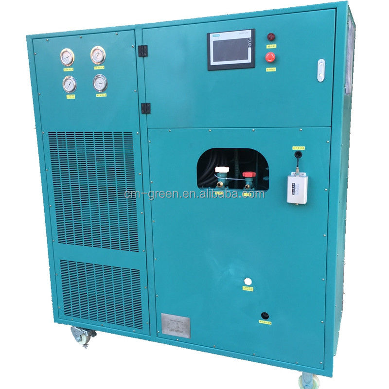 Air Conditioning Line Refrigerant Recovery Unit A/C Reclaim System R134a R22 Gas Recovery Charging Machine