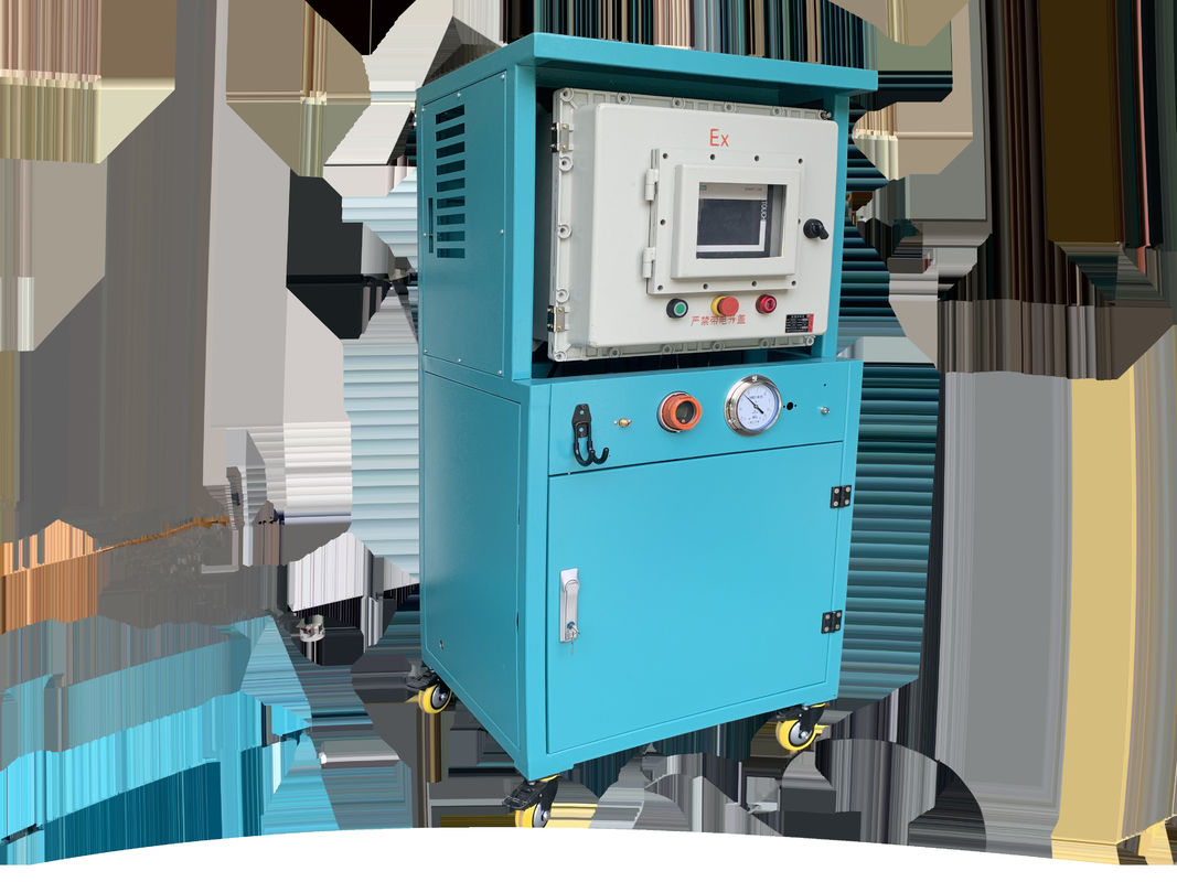 Air Conditioner AC Freon Recovery Machine 10HP Oil Less Refrigerant Reclaim System Repair Line Ac Reclaiming Machine