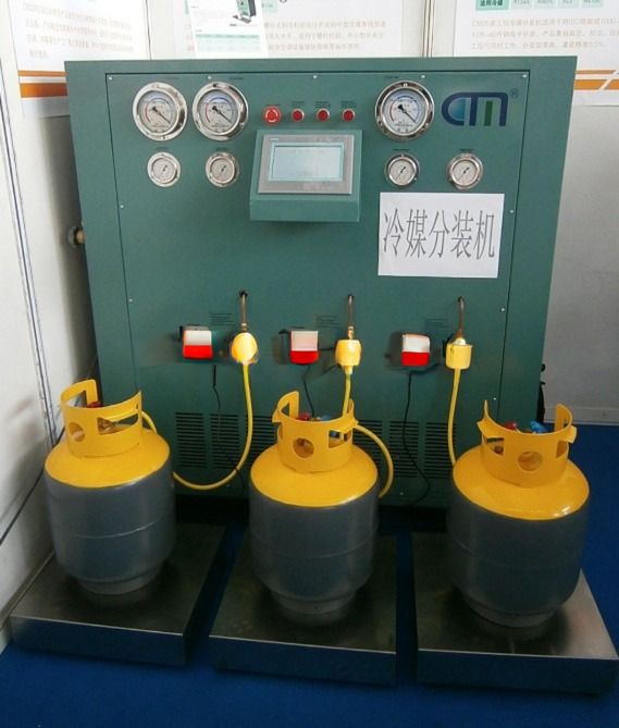 R600,R134A, R22, Production Line Refrigerant System, Refrigerant Gas Filling Station For Refrigerator Assembly Line
