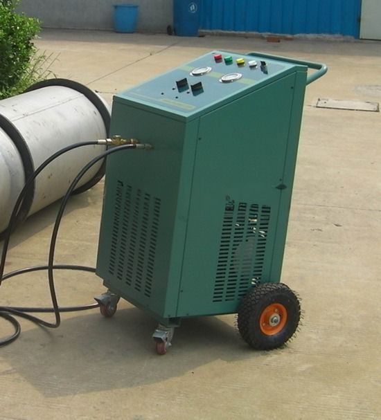 HVAC Air Conditioner Refrigerant Reclaim System 2HP Oilless Refrigerant Recovery Machine For R22 R134a R410a