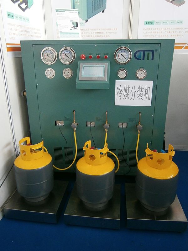 R410a Refrigerant Filling Equipment Air Conditioning Recovery Charging Machine R134a Refrigerant Ac Charging Station