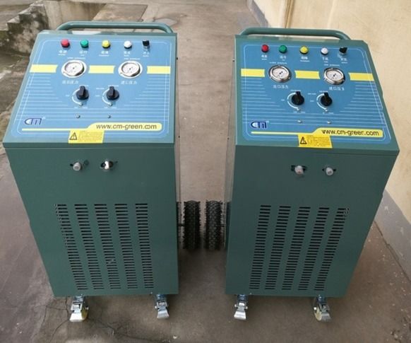 Auto A/C Refrigerant Filling Station A/C Recovery, Recycling And Recharging Car Air Conditioning Recycling