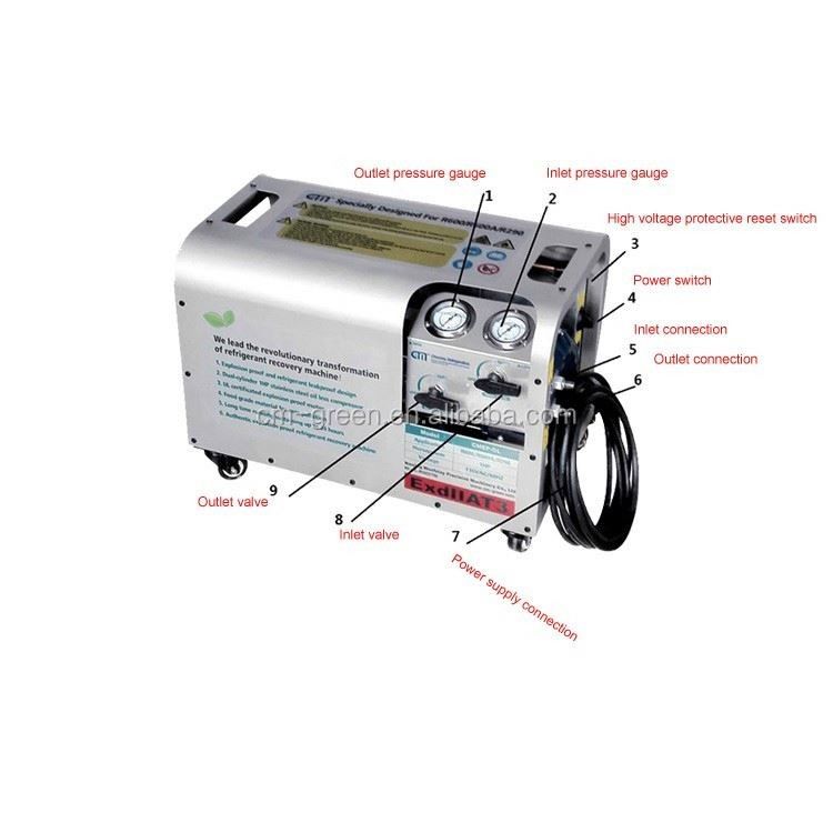 Air Conditioning Recovery Machine Explosion Proof  Butane Recovery Pump