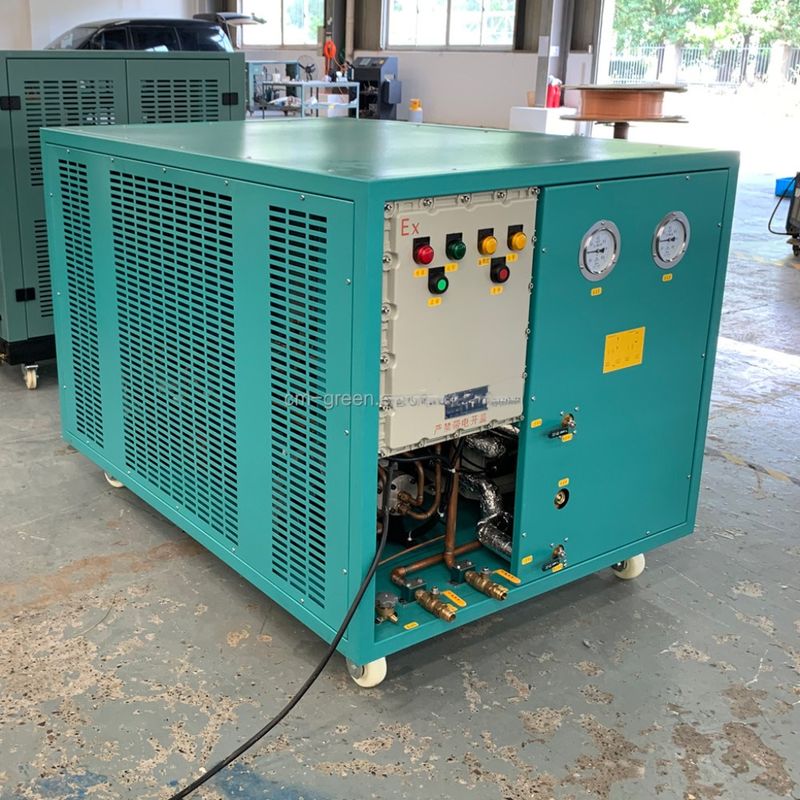 Low Pressure Refrigerant Recovery  Machine For Freon R11/R123/R245FA/R1233ZD 4HP oil less Recovery Unit